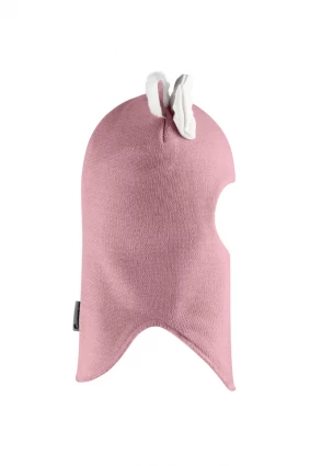 Зимова шапочка-шолом Corona.hm "Кицюня" пильно-рожевий