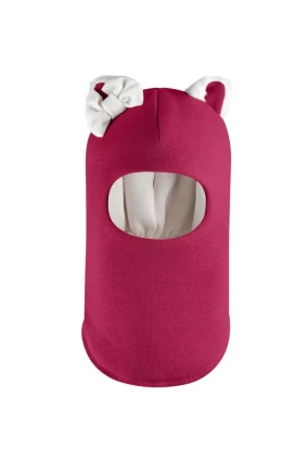 Зимова шапочка-шолом Corona.hm "Кицюня" ягідний