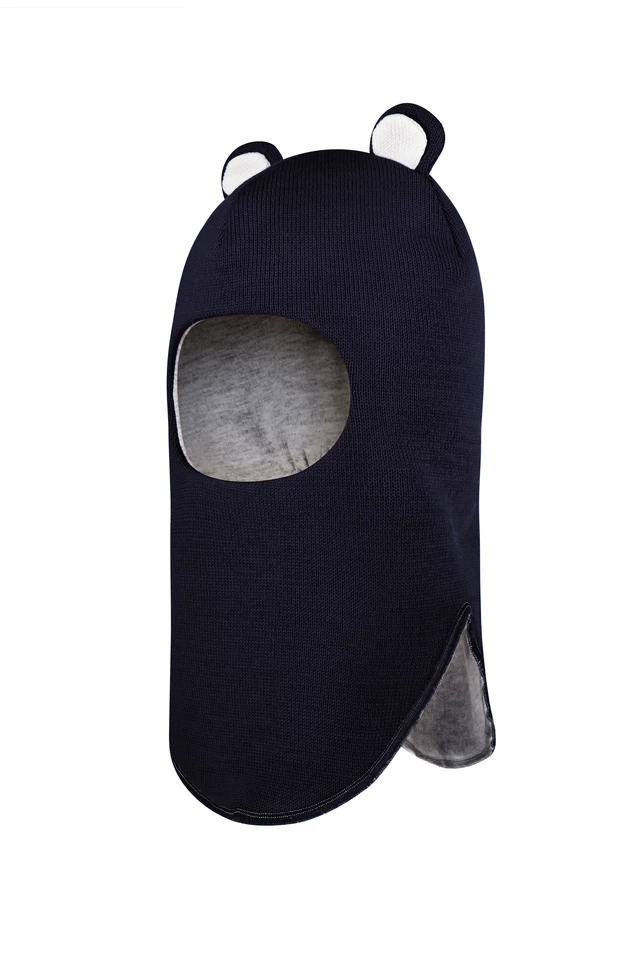 Зимняя шапочка-шлем Corona.hm "Мишутка" синий