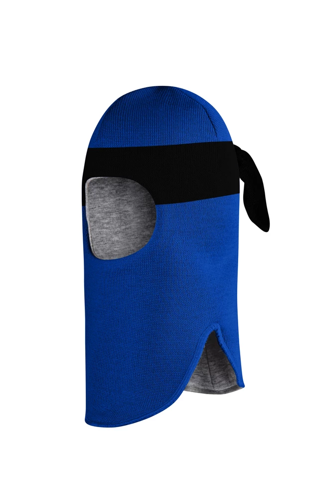 Зимняя шапочка шлем Corona.hm "Ниндзя" электрик