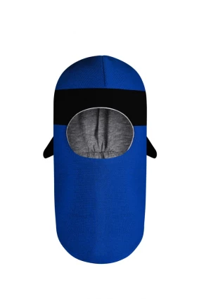 Зимняя шапочка шлем Corona.hm "Ниндзя" электрик