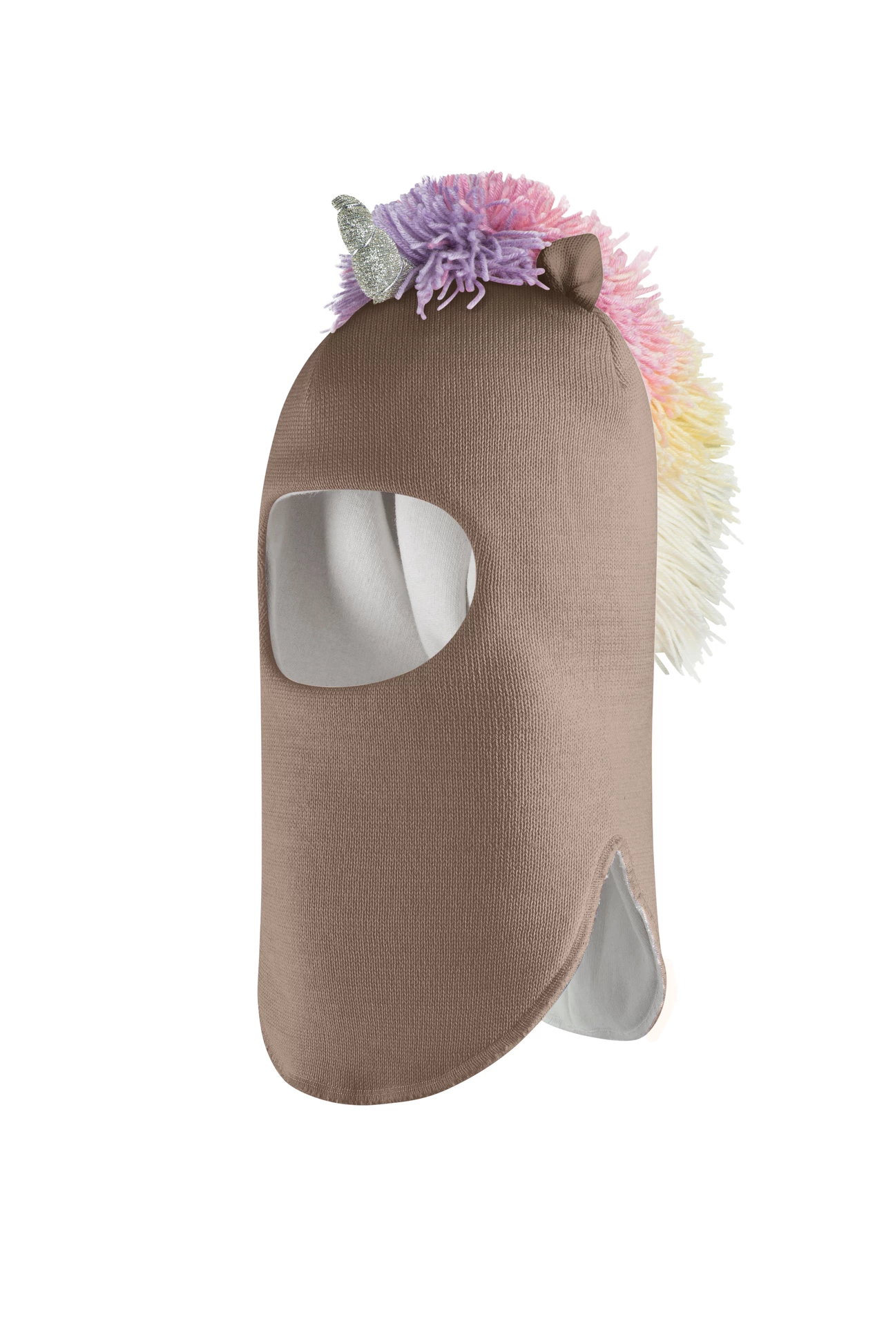 Зимова шапочка-шолом Corona.hm "Єдиноріжка" молочний шоколад