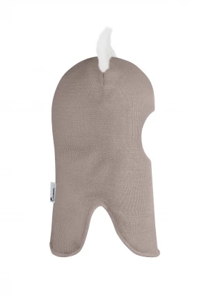 Зимняя шапочка-шлем Corona.hm "Лисичка" капучино