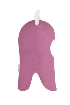 Зимова шапочка-шолом Corona.hm "Лисичка" пильно-рожевий