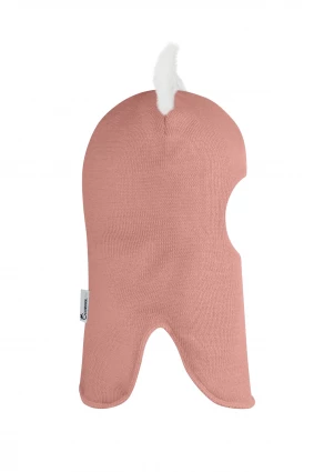 Зимова шапочка-шолом Corona.hm "Лисичка" пудра