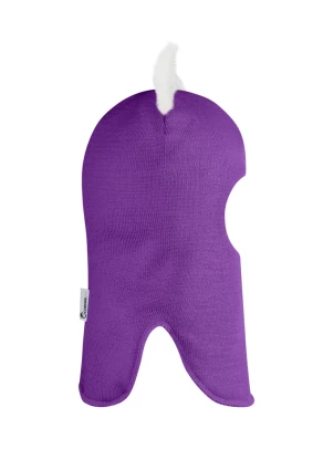 Зимова шапочка-шолом Corona.hm "Лисичка" фіалка