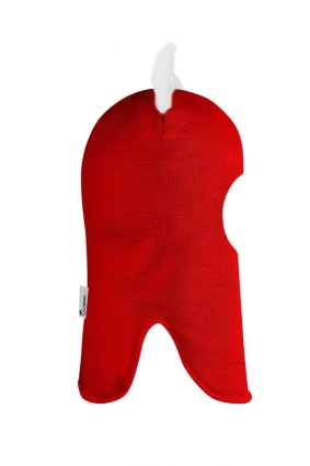 Зимова шапочка-шолом Corona.hm "Лисичка" червоний