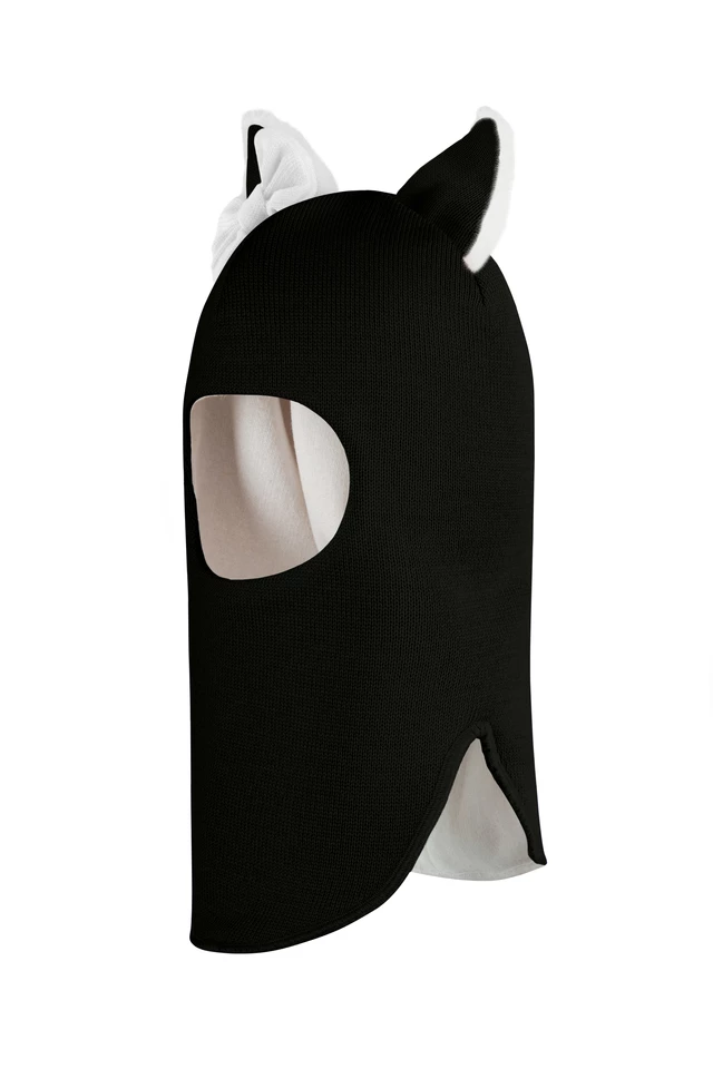 Зимова шапочка-шолом Corona.hm "Лисичка" чорний