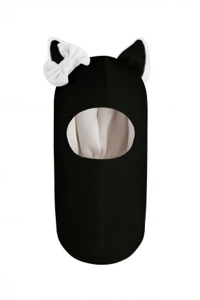 Зимова шапочка-шолом Corona.hm "Лисичка" чорний