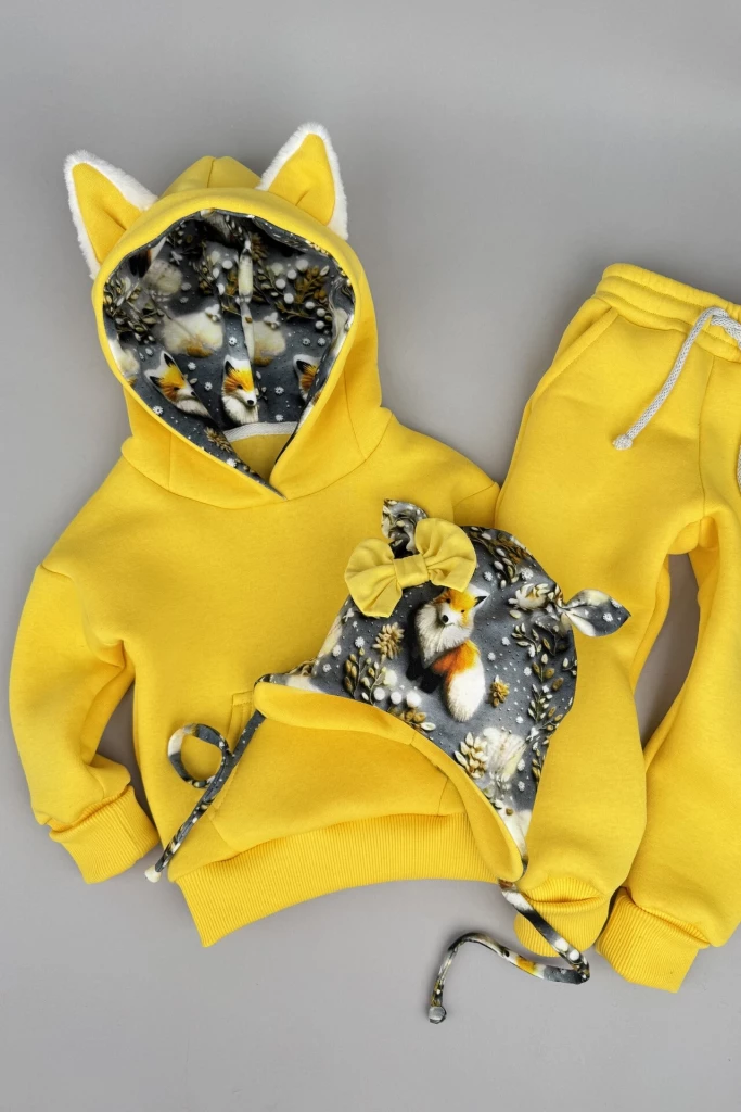 Костюм Corona.hm *Лисичка* жовтий з шапочкою (шапочка на вибір)