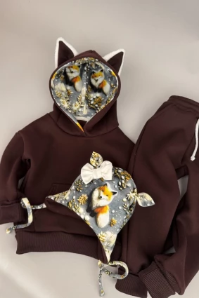 Костюм Corona.hm *Лисичка* шоколад з шапочкою (шапочка на вибір)