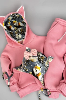 Костюм Corona.hm *Лисичка* рожева з шапочкою (шапочка на вибір)