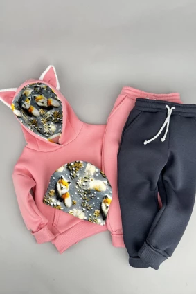 Костюм Corona.hm *Лисичка* рожева з додатковими штанами та шапочкою (шапочка на вибір)