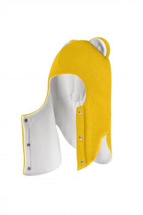 Зимняя шапочка-шлем Corona.hm “Лев” на кнопках солнце