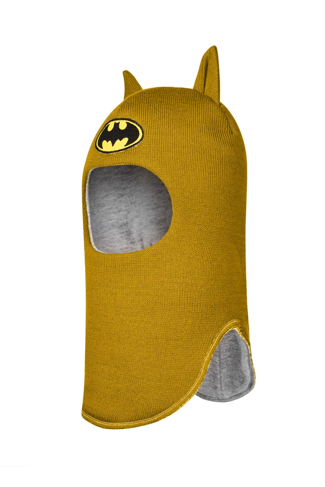 Зимова шапочка-шолом Corona.hm "Бетмен" медовий