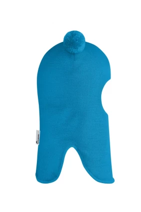 Зимняя шапочка шлем Corona.hm "Пандочка" бирюза
