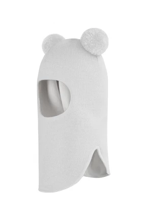 Зимова шапочка-шолом Corona.hm "Пандочка" молоко