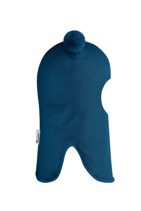 Зимова шапочка-шолом Corona.hm "Пандочка" морська хвиля