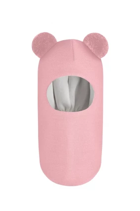 Зимова шапочка-шолом Corona.hm "Пандочка" рожевий