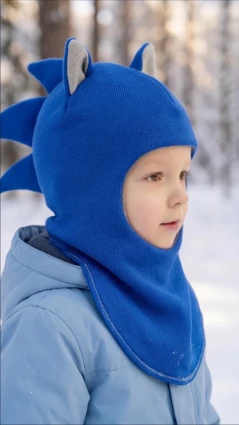 Зимова шапочка-шолом Corona.hm "Сонік"