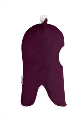 Зимняя шапочка шлем Corona.hm "Мисс Минни" бордо