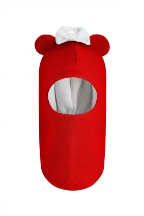 Зимова шапочка-шолом Corona.hm "Міс Мінні" червоний