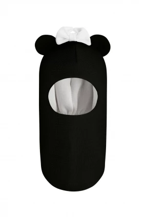 Зимова шапочка-шолом Corona.hm "Міс Мінні" чорний