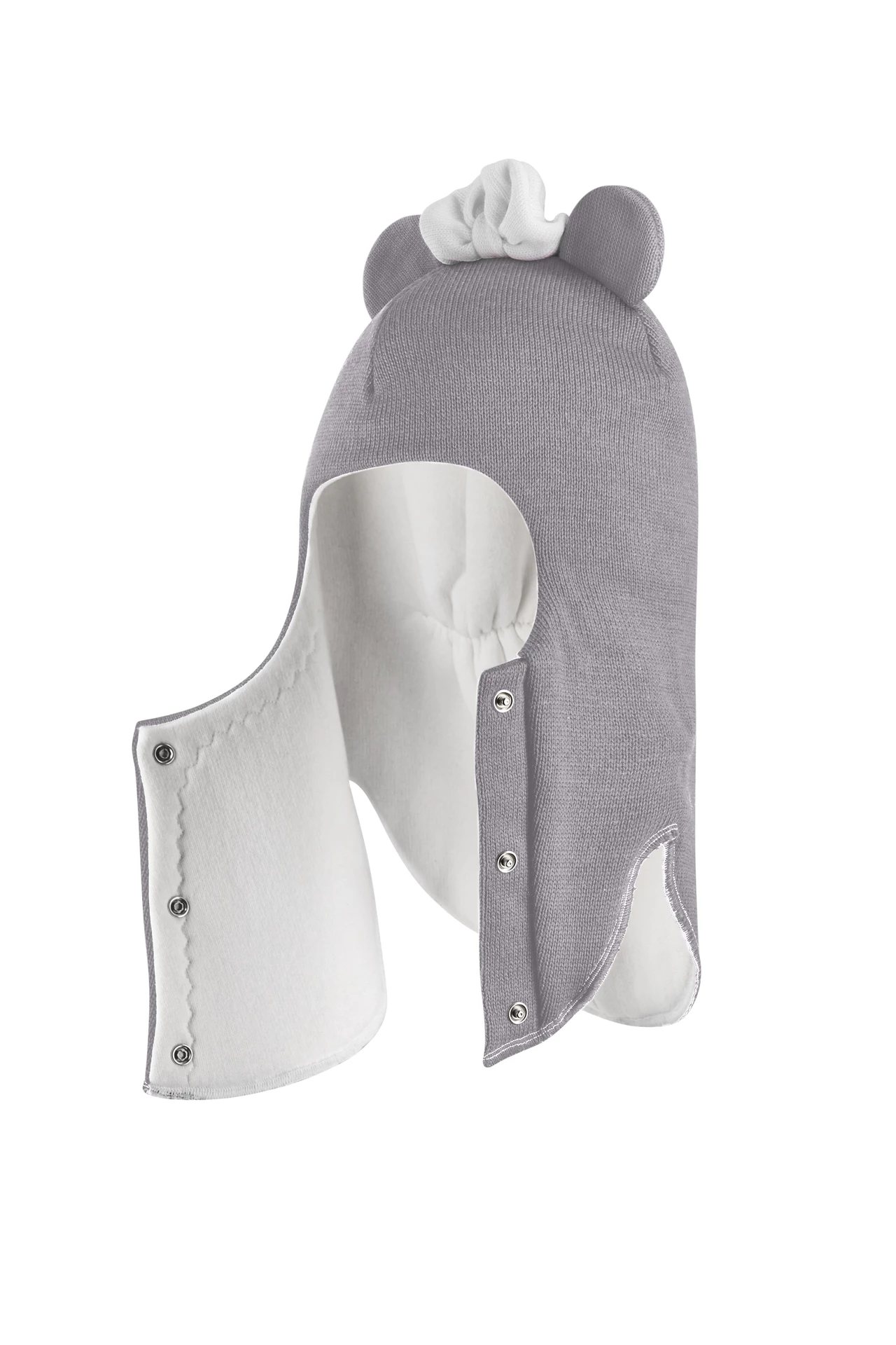 Зимова шапочка-шолом Corona.hm "Міс Мінні" з кнопочками димка