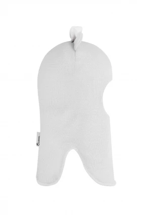 Зимова шапочка-шолом Corona.hm "Міс Мінні" з кнопочками молоко