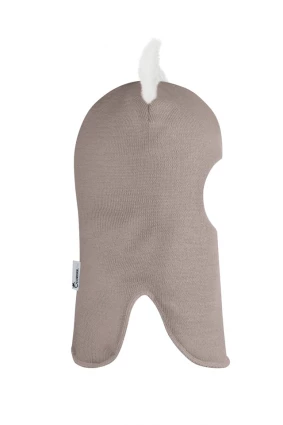 Зимова шапочка-шолом Corona.hm "Лис"  капучіно