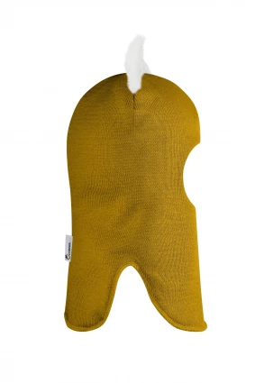 Зимняя шапочка-шлем Corona.hm "Лисичка"  медовый