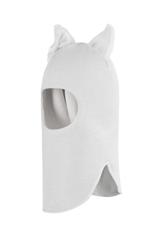 Зимняя шапочка-шлем Corona.hm "Лисичка"  молоко