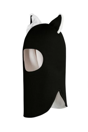 Зимова шапочка-шолом Corona.hm "Лис"  чорний