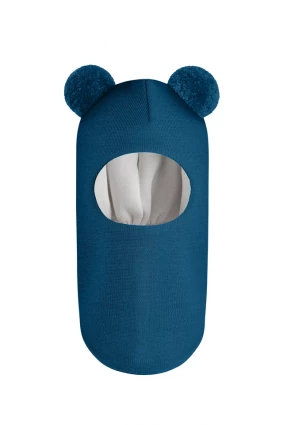 Зимова шапочка-шолом Corona.hm "Пандочка" морська хвиля