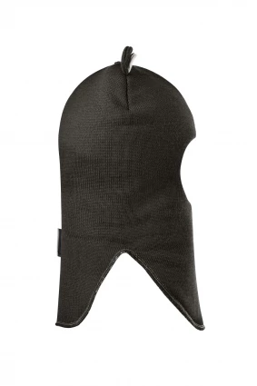 Зимняя шапочка-шлем Corona.hm "Мисс Мишутка"  графит