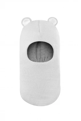 Зимова шапочка-шолом Corona.hm "Міс Ведмедиця" молоко