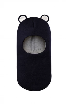 Зимова шапочка-шолом Corona.hm "Міс Ведмедиця" синій