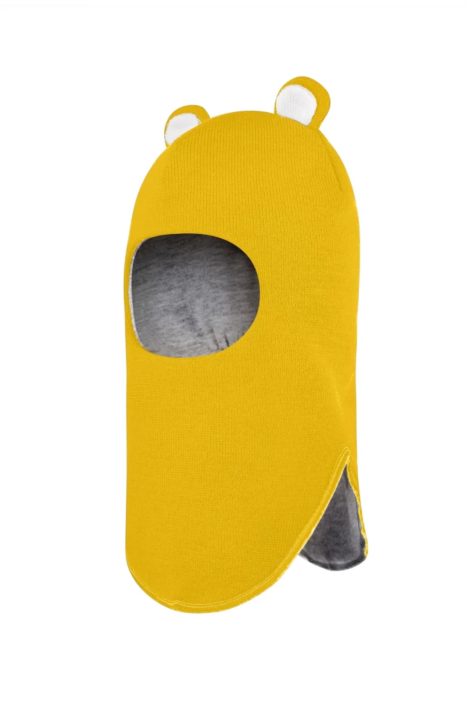 Зимняя шапочка-шлем Corona.hm "Мисс Мишутка"  солнце