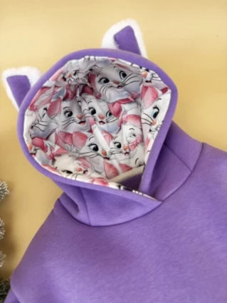 Костюм Corona.hm *Кицюня* фіалка з шапочкою (шапочка на вибір)