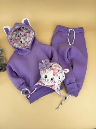 Костюм Corona.hm *Кицюня* фіалка з шапочкою (шапочка на вибір)
