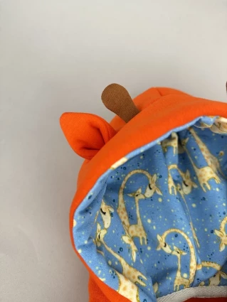 Костюм Corona.hm *Жирафчик* помаранчевий з додатковими штанами та шапочкою (шапочка на вибір)