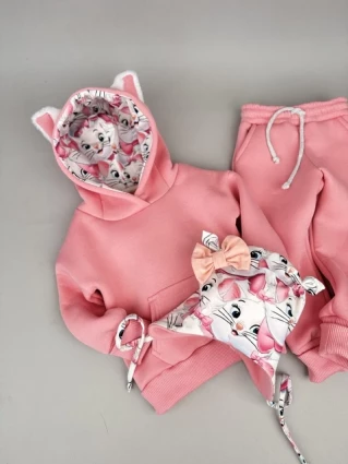 Костюм Corona.hm *Кицюня* рожевий з шапочкою (шапочка на вибір)