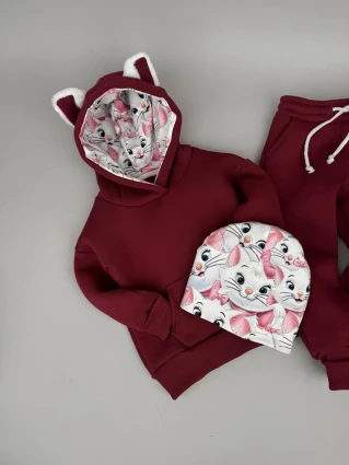 Костюм Corona.hm *Кицюня* бордо з шапочкою (шапочка на вибір)