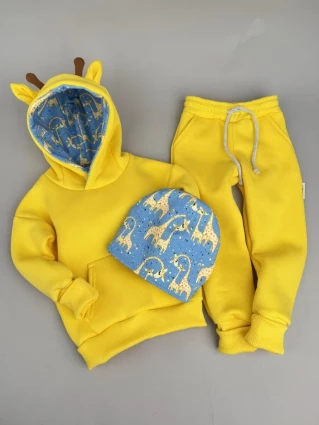Костюм Corona.hm *Жирафчик* жовтий з шапочкою (шапочка на вибір)