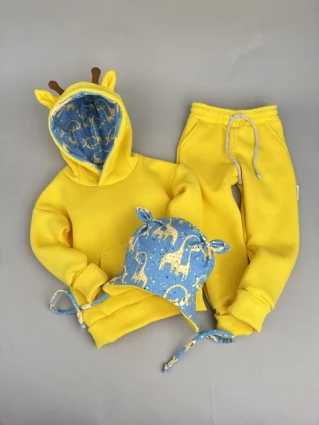 Костюм Corona.hm *Жирафчик* жовтий з шапочкою (шапочка на вибір)